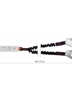 Shock absorber limited rope double - DPI