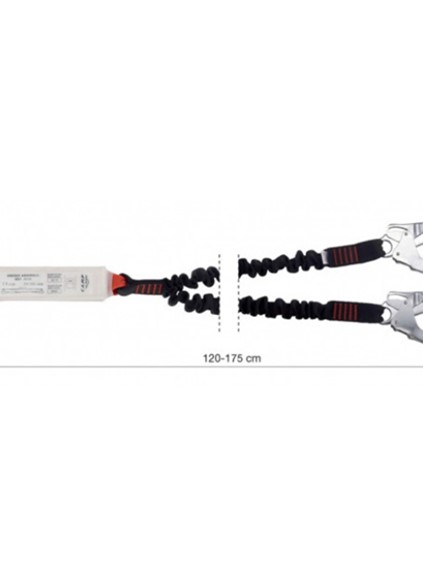 Shock absorber limited rope double - DPI